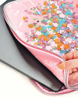 Flower Shop Confetti Laptop Sleeve and Carrying Case