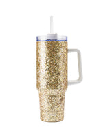 Good As Gold Glitter Stainless Sipper