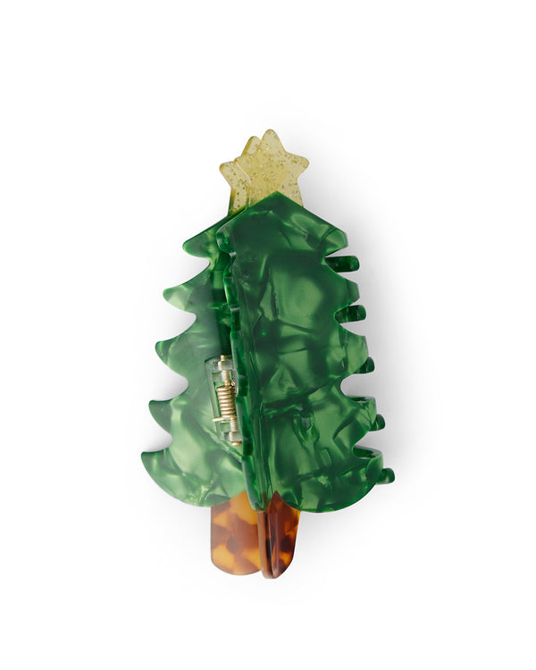 Christmas Tree Hair Claw Clip