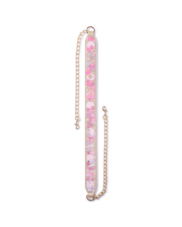 PINK PARTY ADJUSTABLE CONFETTI BAG STRAP