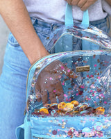 Celebrate Confetti Clear Backpack