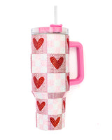 HEART EYES STAINLESS STEEL TUMBLER