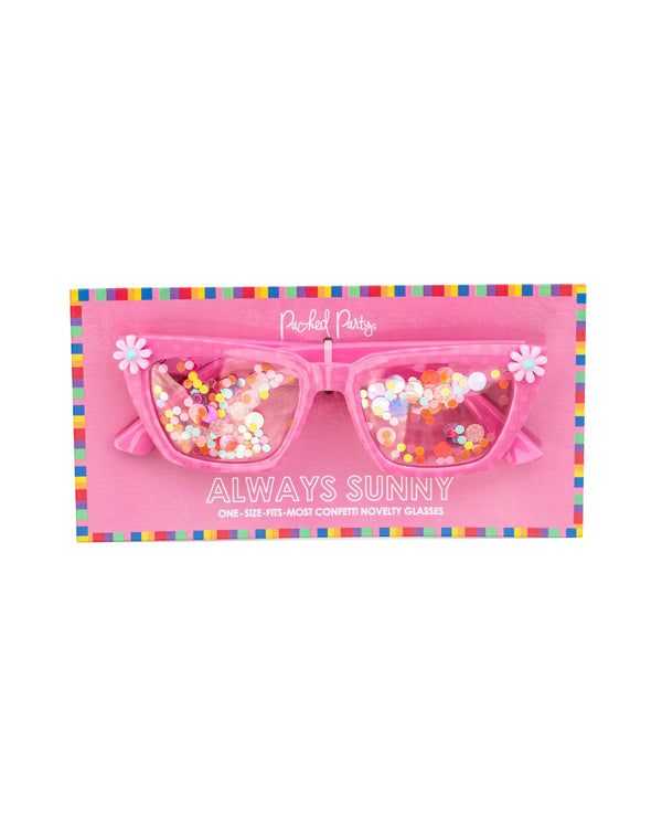 Vitamin Me Confetti Party Glasses