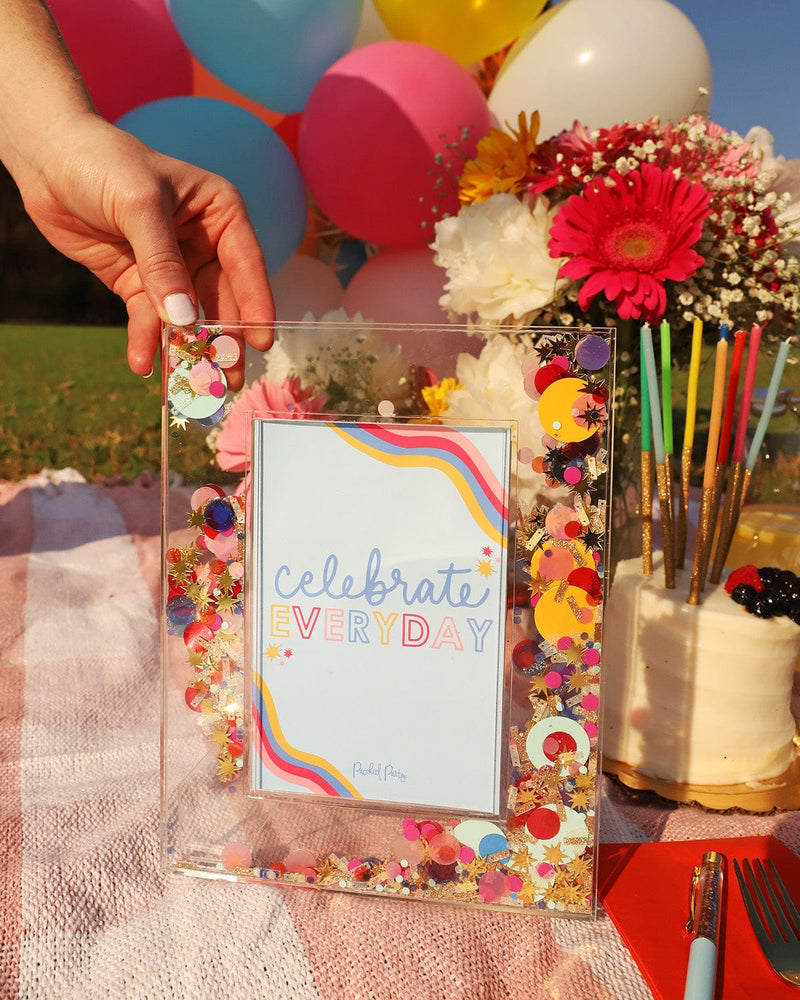 Celebrate Every Day Confetti Photo Frame