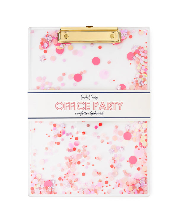 SWEET TART CONFETTI ACRYLIC CLIPBOARD