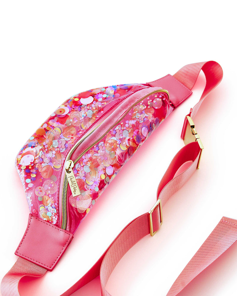 Bring On The Fun Clear Confetti Belt Bag Fanny Pack