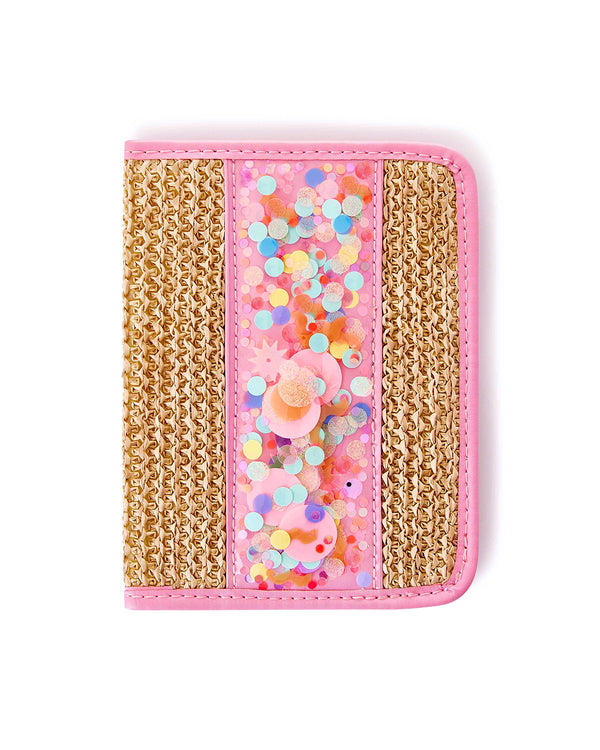 Bring On The Fun Woven Confetti Passport Holder