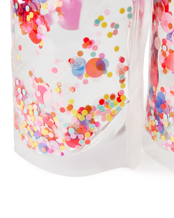 Say Cheers Reusable Confetti Hydration Pouches (Set of 8)