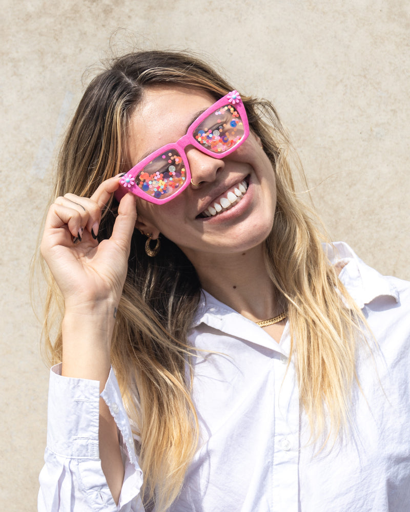 Vitamin Me Confetti Party Glasses