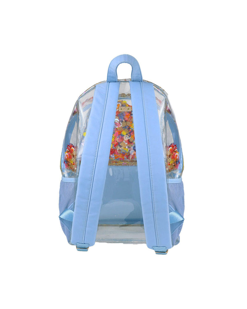 Little Letters Confetti Clear Backpack