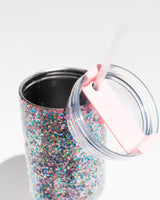 Glitter Party Stainless Sipper