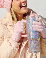 Glitter Party Stainless Sipper