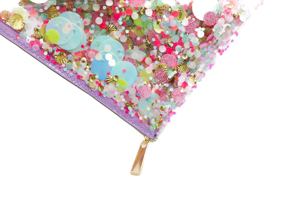 Shell-ebrate Confetti Everything Pouch