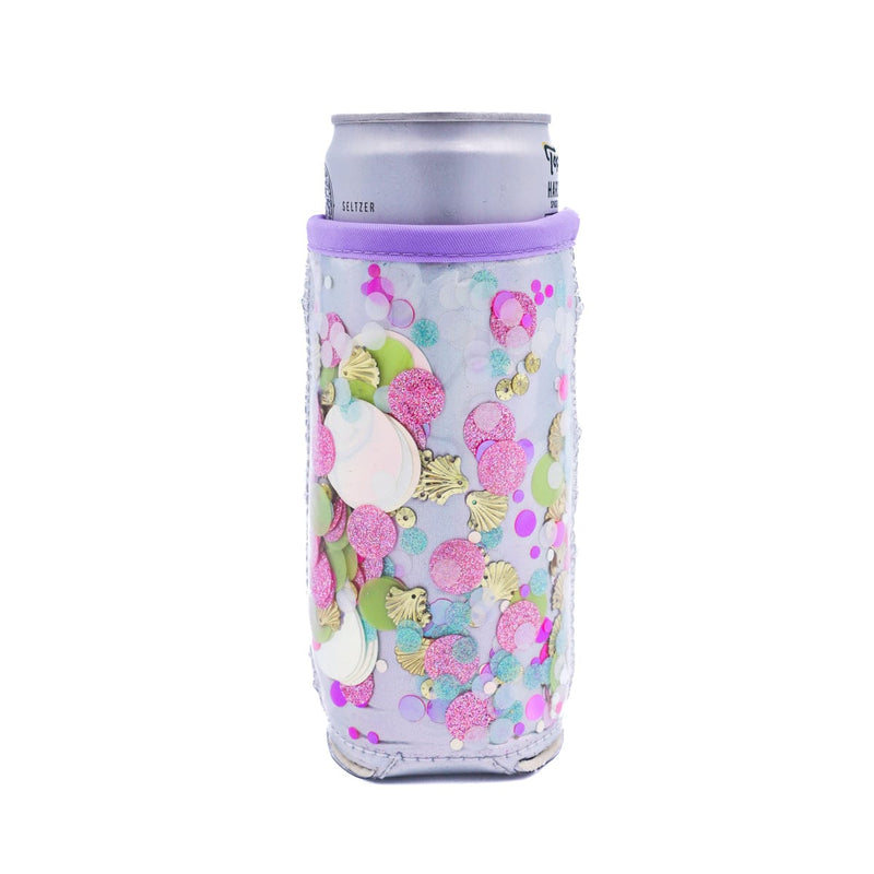 Shell-ebrate Confetti Say Cheers Can Cooler Sleeve