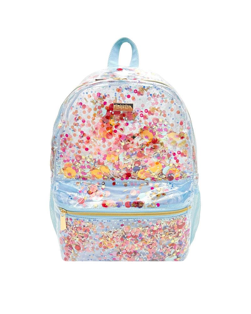 Celebrate Confetti Clear Backpack