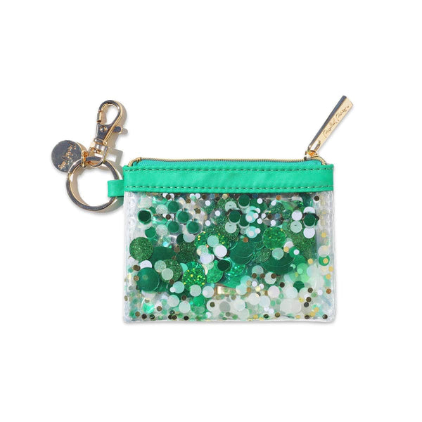 Keychain Wallet- Green With Envy