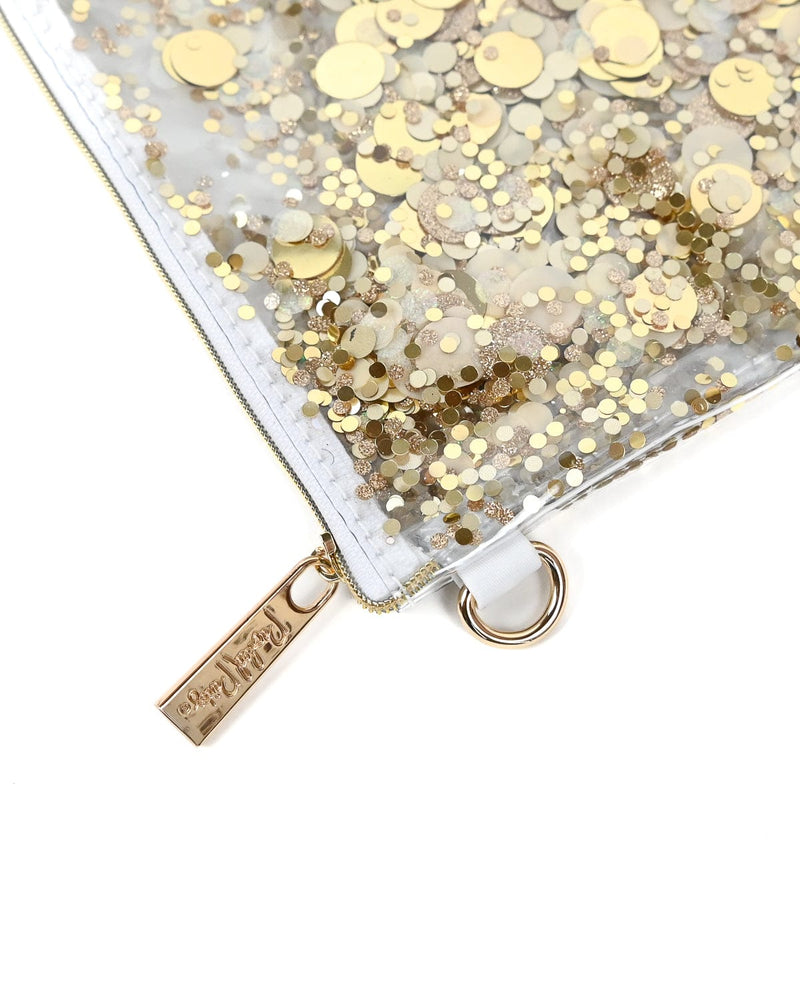 Good As Gold Confetti Everything Pouch