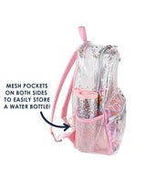 Flower Shop Confetti Clear Backpack