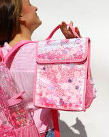 Pink Party Confetti Insulated Lunchbox