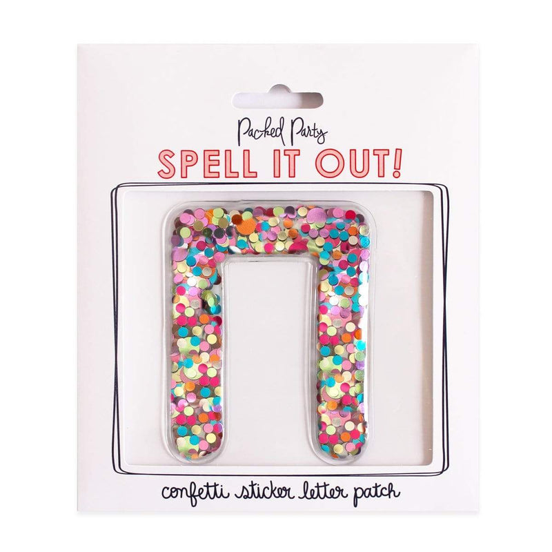 Packed Party STICK TO IT CONFETTI GREEK LETTER Accessories