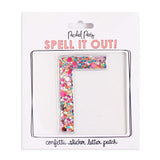 Packed Party STICK TO IT CONFETTI GREEK LETTER Accessories