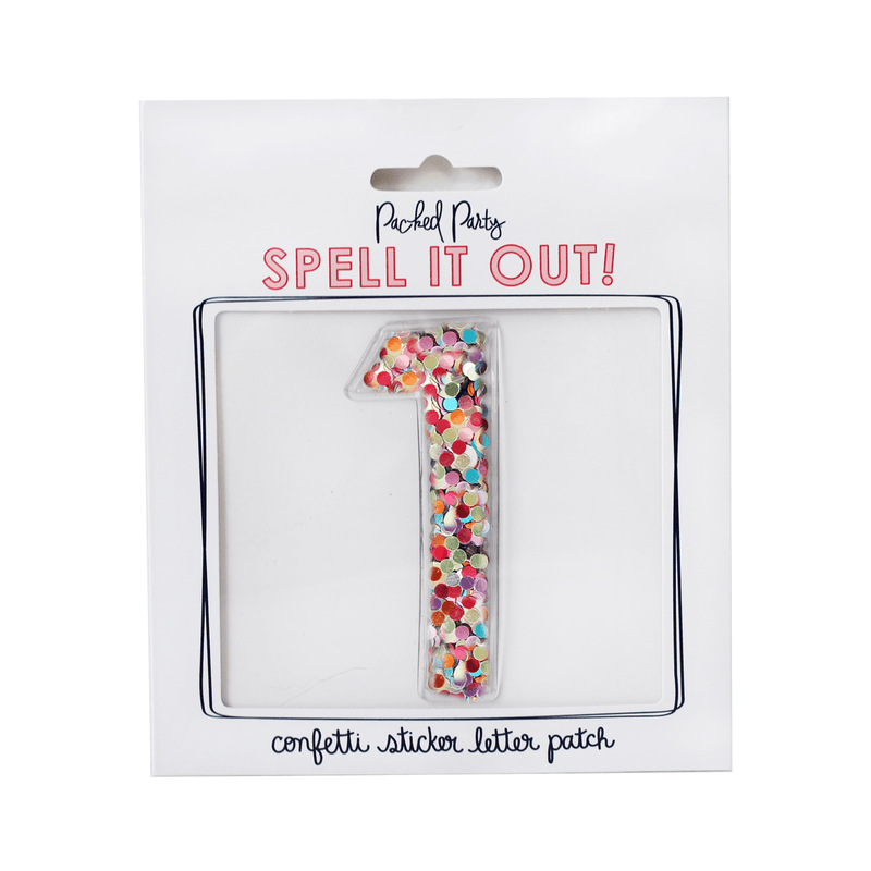 Packed Party STICK TO IT CONFETTI NUMBER Accessories 1