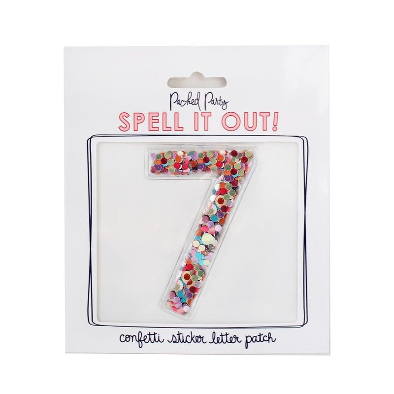 Packed Party STICK TO IT CONFETTI NUMBER Accessories 7