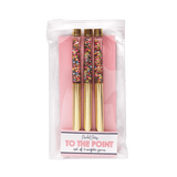 Packed Party To The Point Confetti Pen Set Office